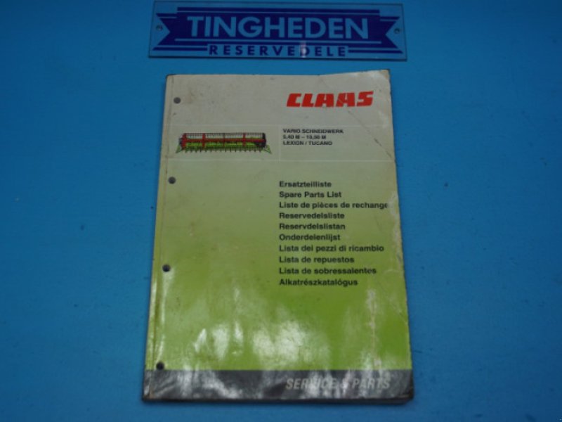 Ersatzteillisten of the type CLAAS 30" Vario, Gebrauchtmaschine in Hemmet (Picture 1)