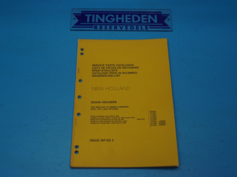 Ersatzteillisten of the type New Holland TF46, Gebrauchtmaschine in Hemmet (Picture 1)