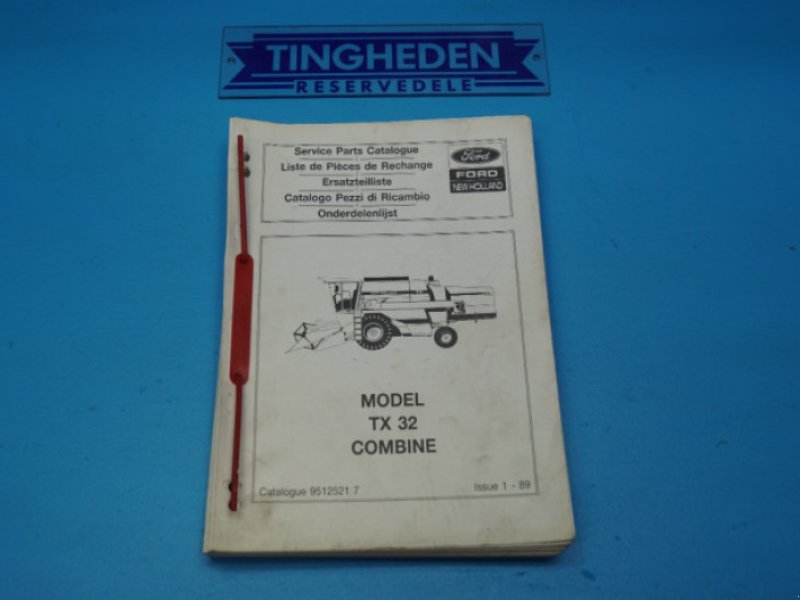 Ersatzteillisten of the type New Holland TX32, Gebrauchtmaschine in Hemmet (Picture 1)