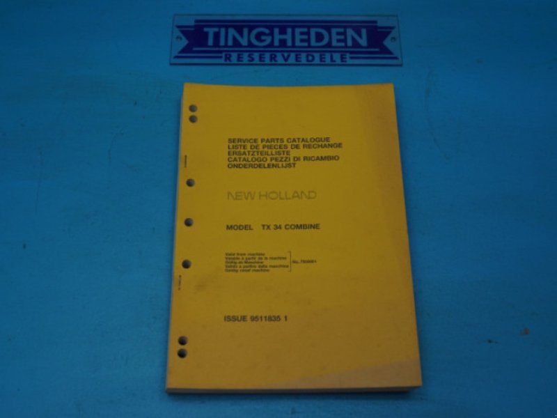 Ersatzteillisten of the type New Holland TX34, Gebrauchtmaschine in Hemmet (Picture 1)