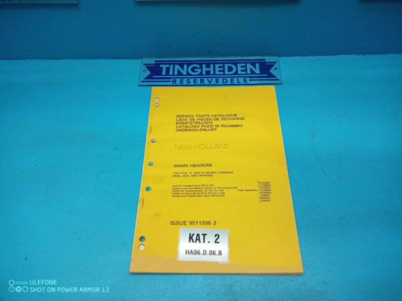 Ersatzteillisten of the type New Holland TX34, Gebrauchtmaschine in Hemmet (Picture 1)