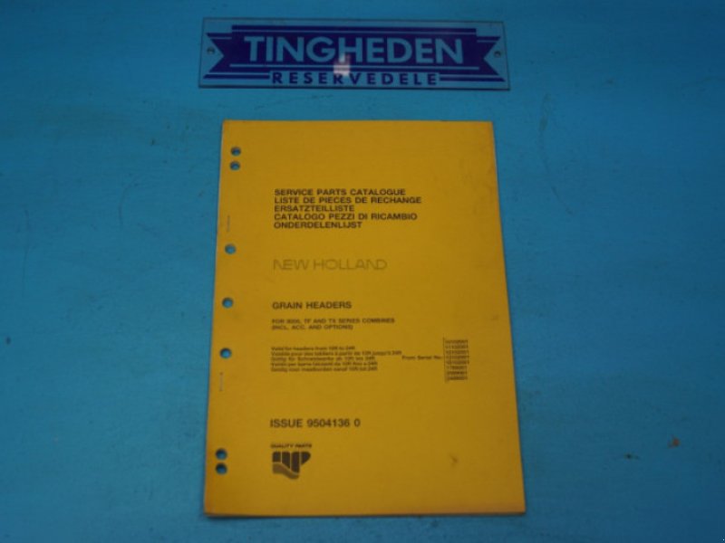 Ersatzteillisten of the type New Holland TX36, Gebrauchtmaschine in Hemmet (Picture 1)