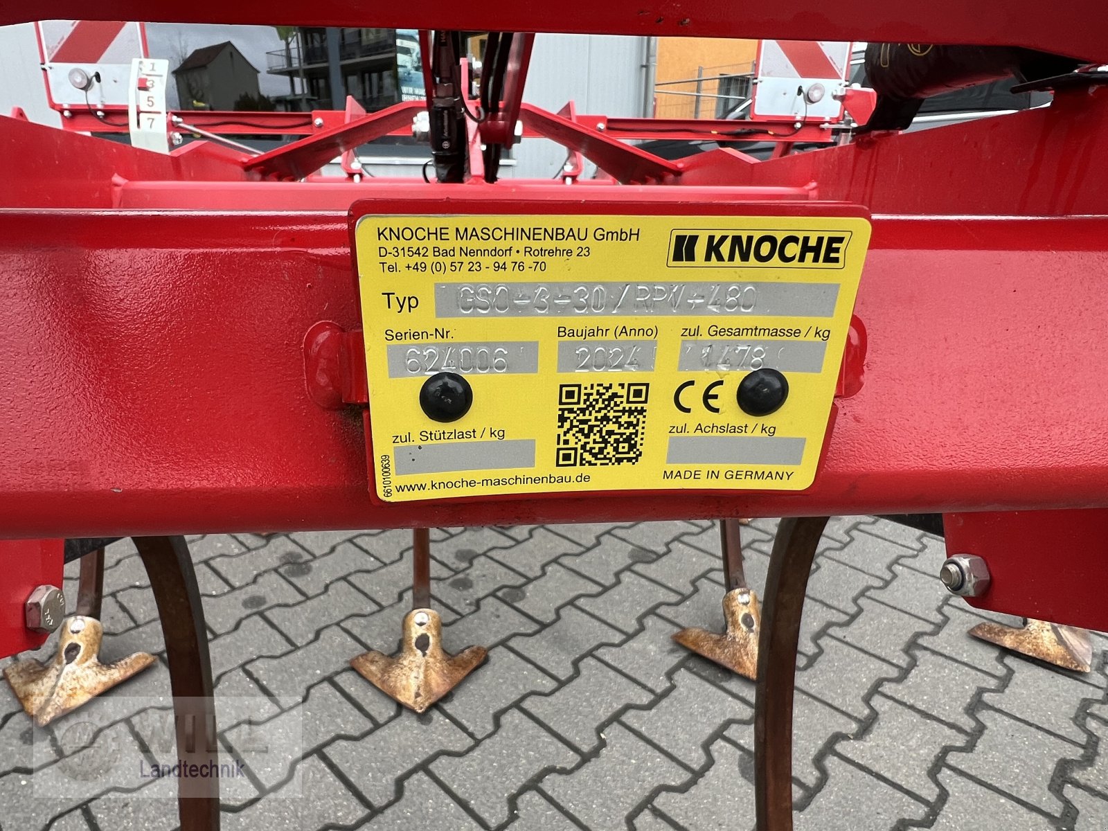 Federzinkengrubber des Typs Knoche Ökogrubber 300, Gebrauchtmaschine in Rudendorf (Bild 2)