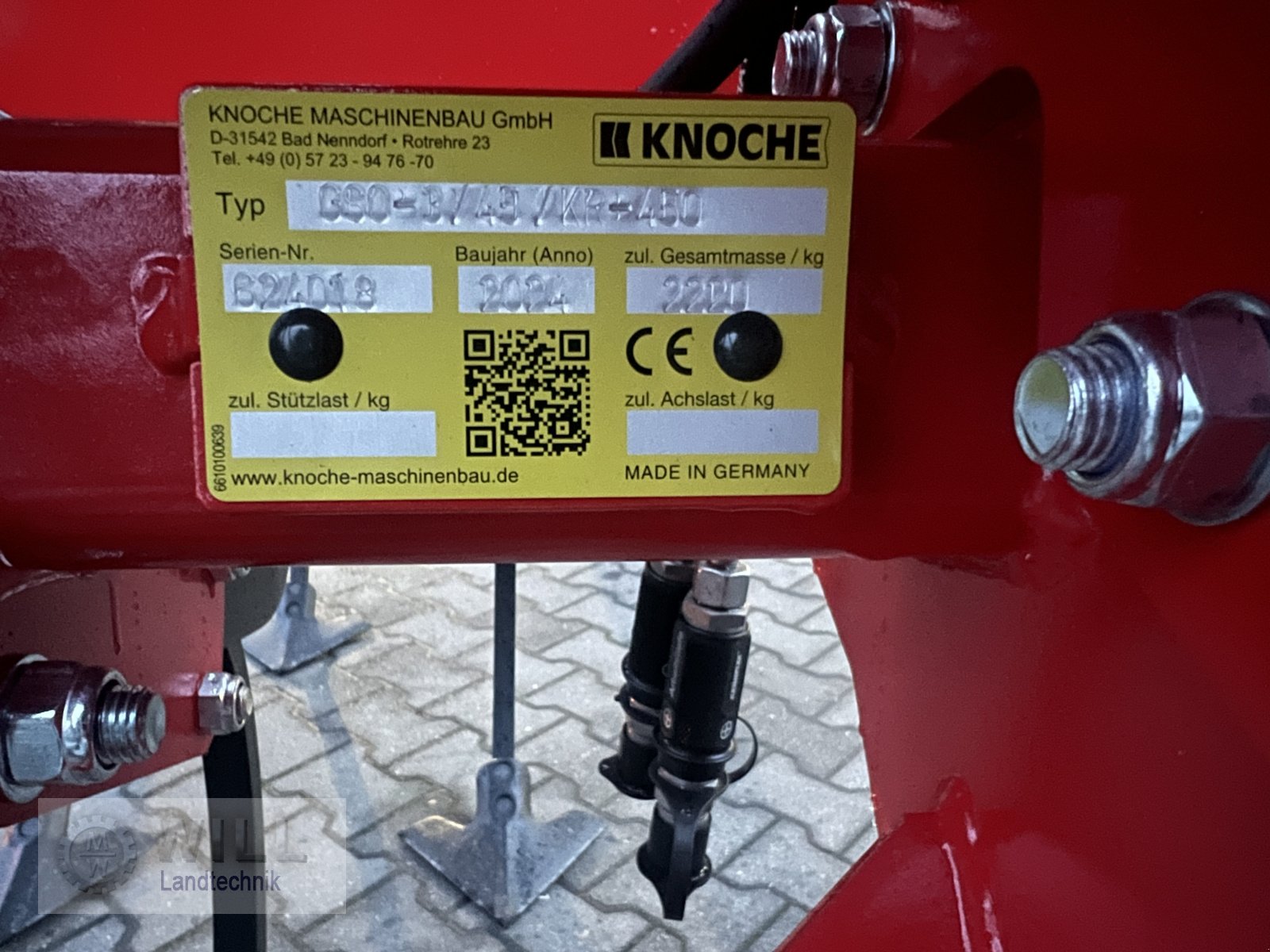 Federzinkengrubber des Typs Knoche Ökogrubber 450, Neumaschine in Rudendorf (Bild 4)