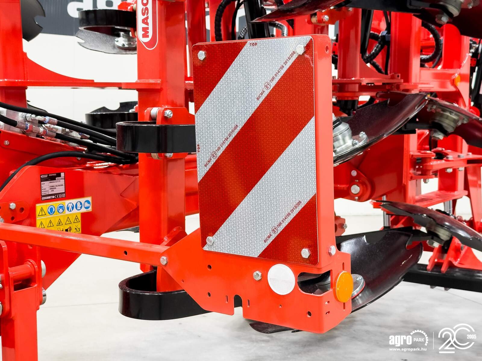 Federzinkengrubber del tipo Maschio Dracula Hydro F 430 4.3 m folding frame cultivator, ad. depth adjustment, Gebrauchtmaschine In Csengele (Immagine 20)