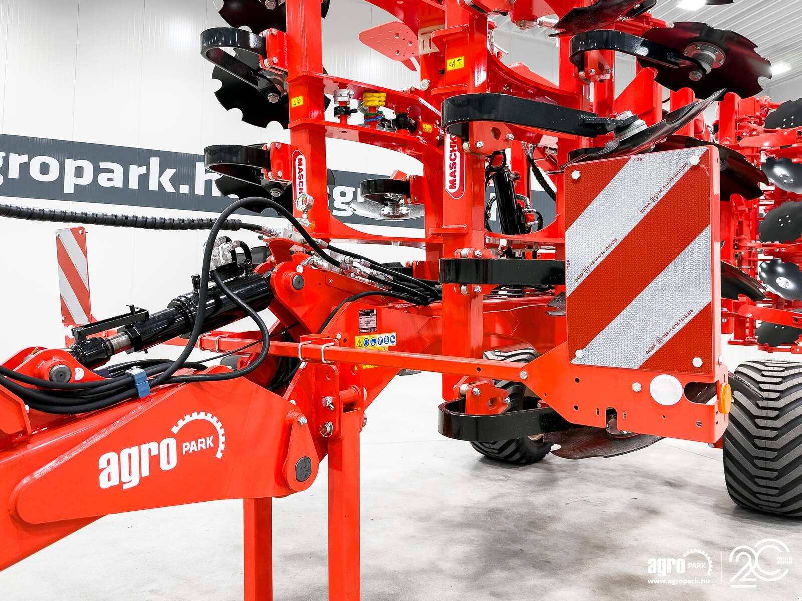 Federzinkengrubber del tipo Maschio Dracula Hydro F 430 4.3 m folding frame cultivator, ad. depth adjustment, Gebrauchtmaschine In Csengele (Immagine 21)