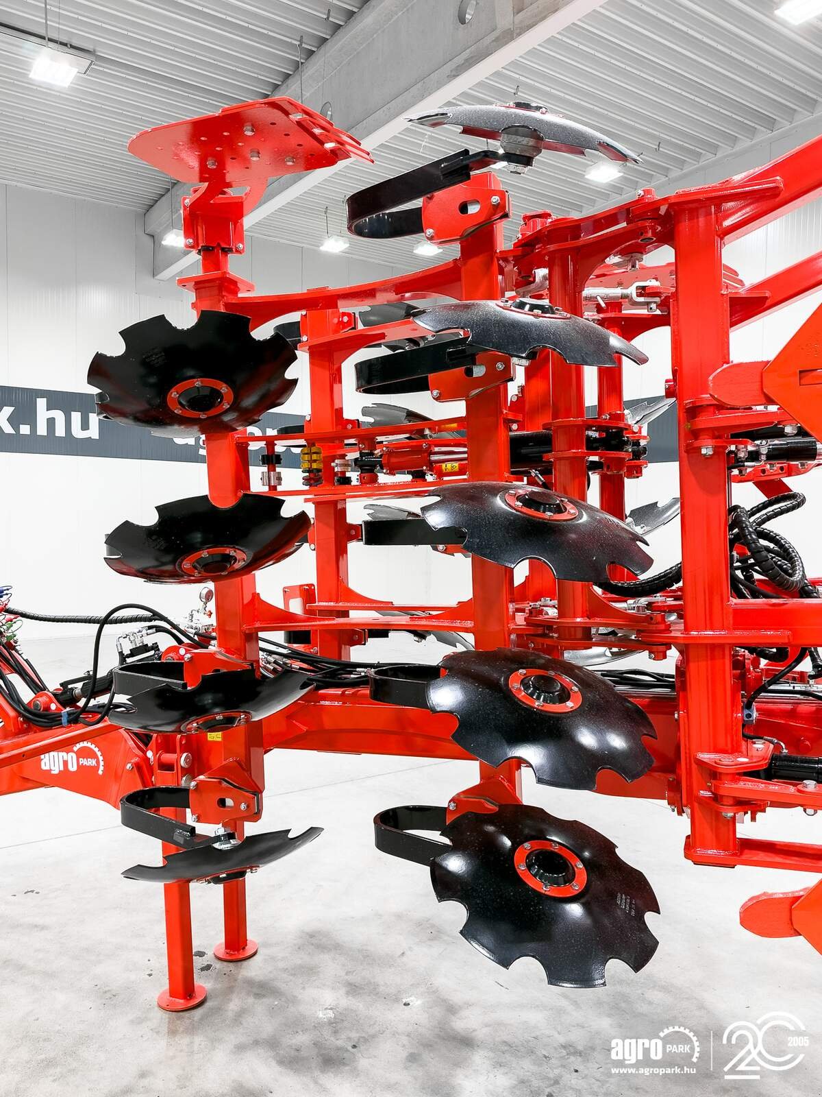 Federzinkengrubber del tipo Maschio Dracula Hydro F 430 4.3 m folding frame cultivator, ad. depth adjustment, Gebrauchtmaschine In Csengele (Immagine 23)