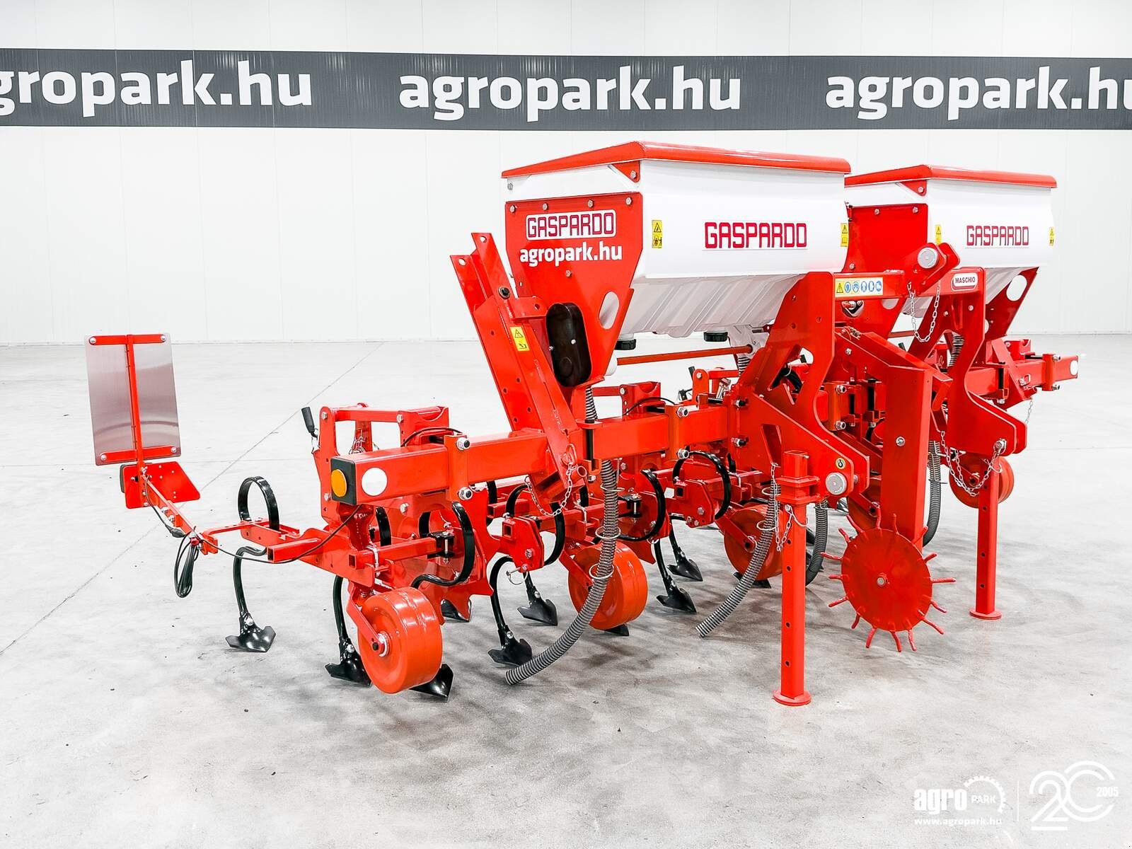 Federzinkengrubber του τύπου Maschio HP4 4-row inter-row cultivator, 2 x 160 l fertilizer hoppers, folding frame, Gebrauchtmaschine σε Csengele (Φωτογραφία 4)