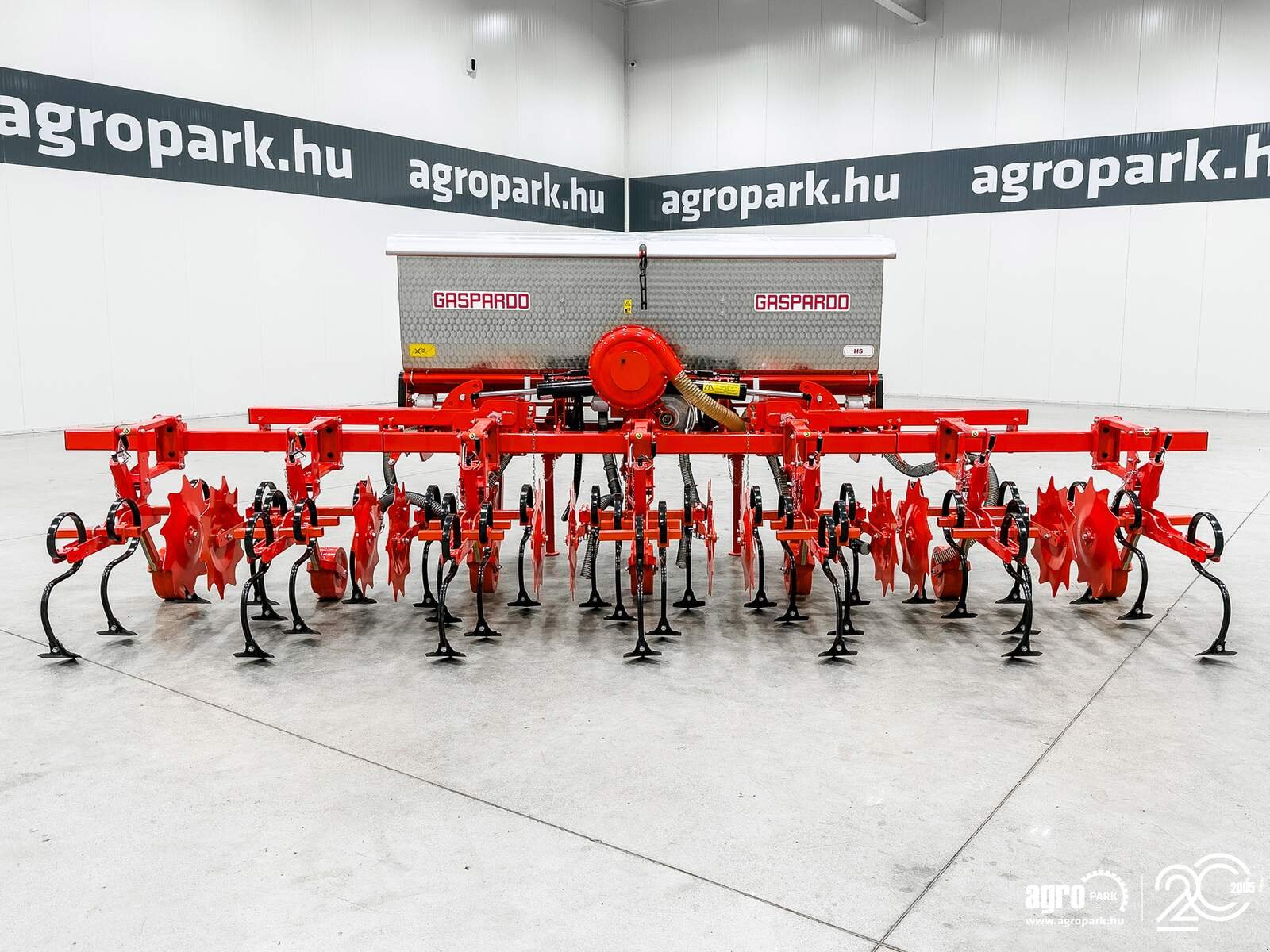 Federzinkengrubber of the type Maschio HS6 folding frame, 8-row inter-row cultivator, Gebrauchtmaschine in Csengele (Picture 7)