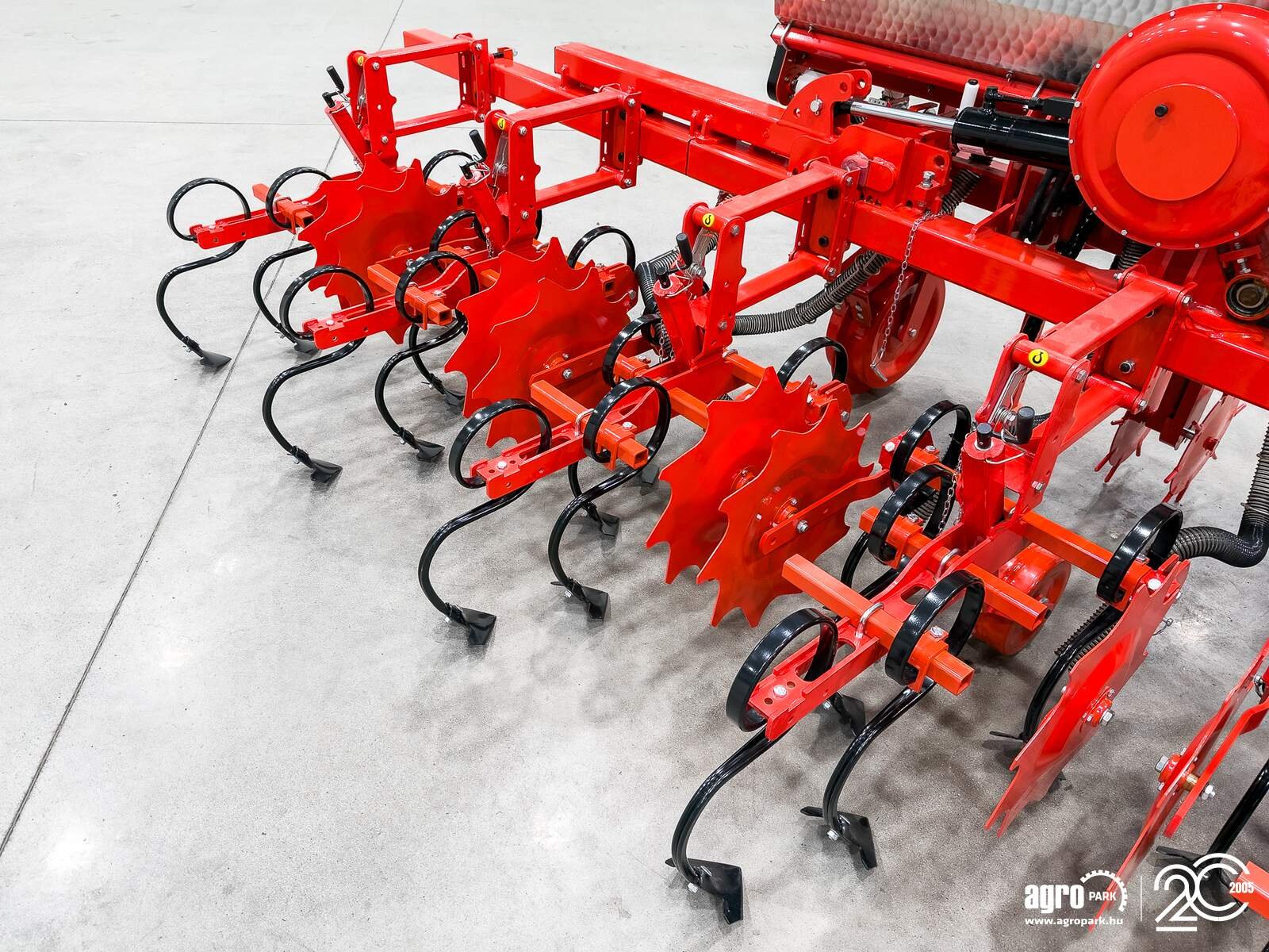 Federzinkengrubber of the type Maschio HS6 folding frame, 8-row inter-row cultivator, Gebrauchtmaschine in Csengele (Picture 18)