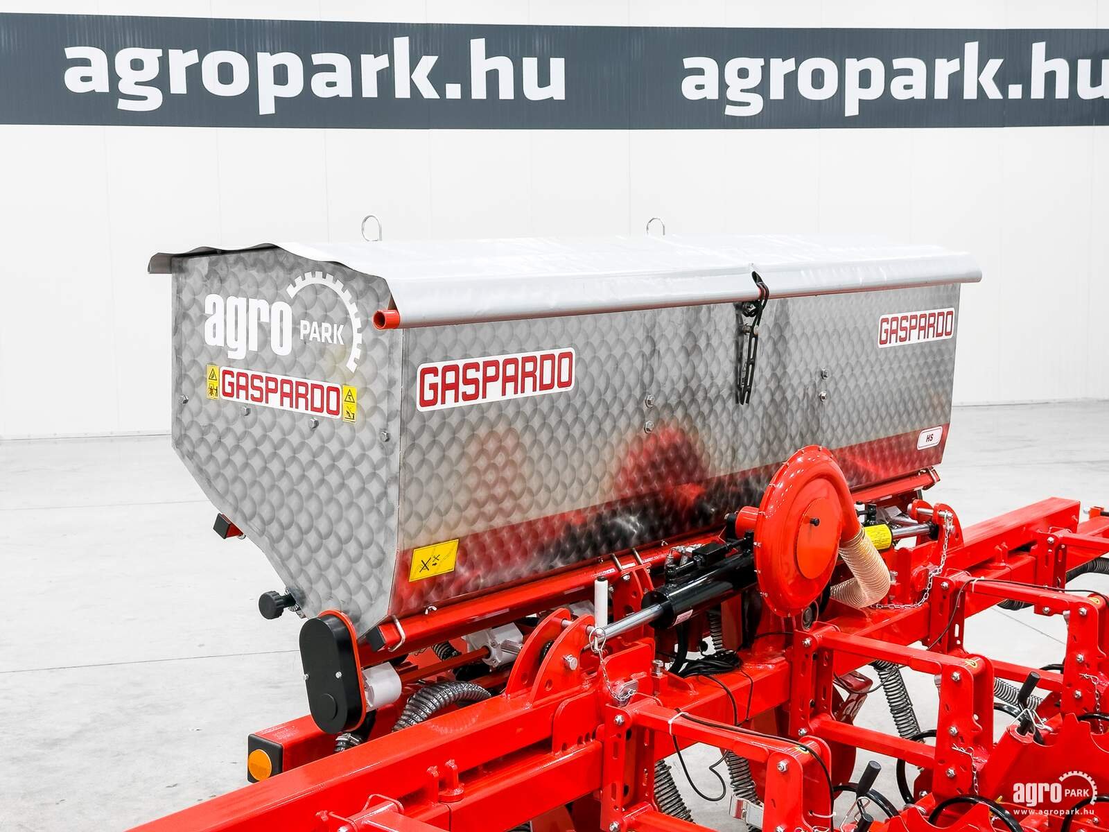Federzinkengrubber des Typs Maschio HS8 UNUSED folding frame, 8-row inter-row cultivator, Gebrauchtmaschine in Csengele (Bild 11)