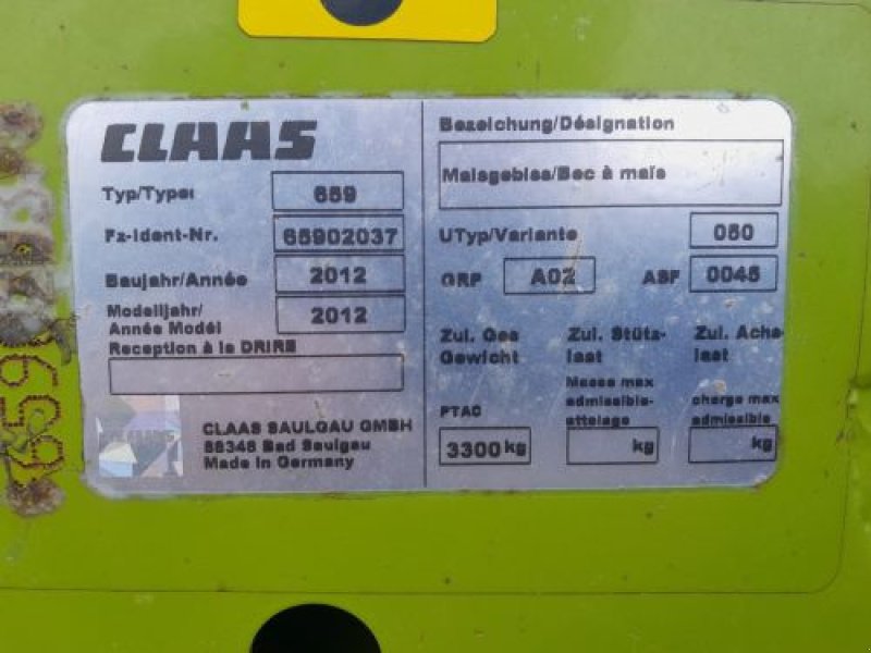Feldhäcksler Pick-up του τύπου CLAAS ORBIS750AC3T, Gebrauchtmaschine σε Belleville sur Meuse (Φωτογραφία 6)