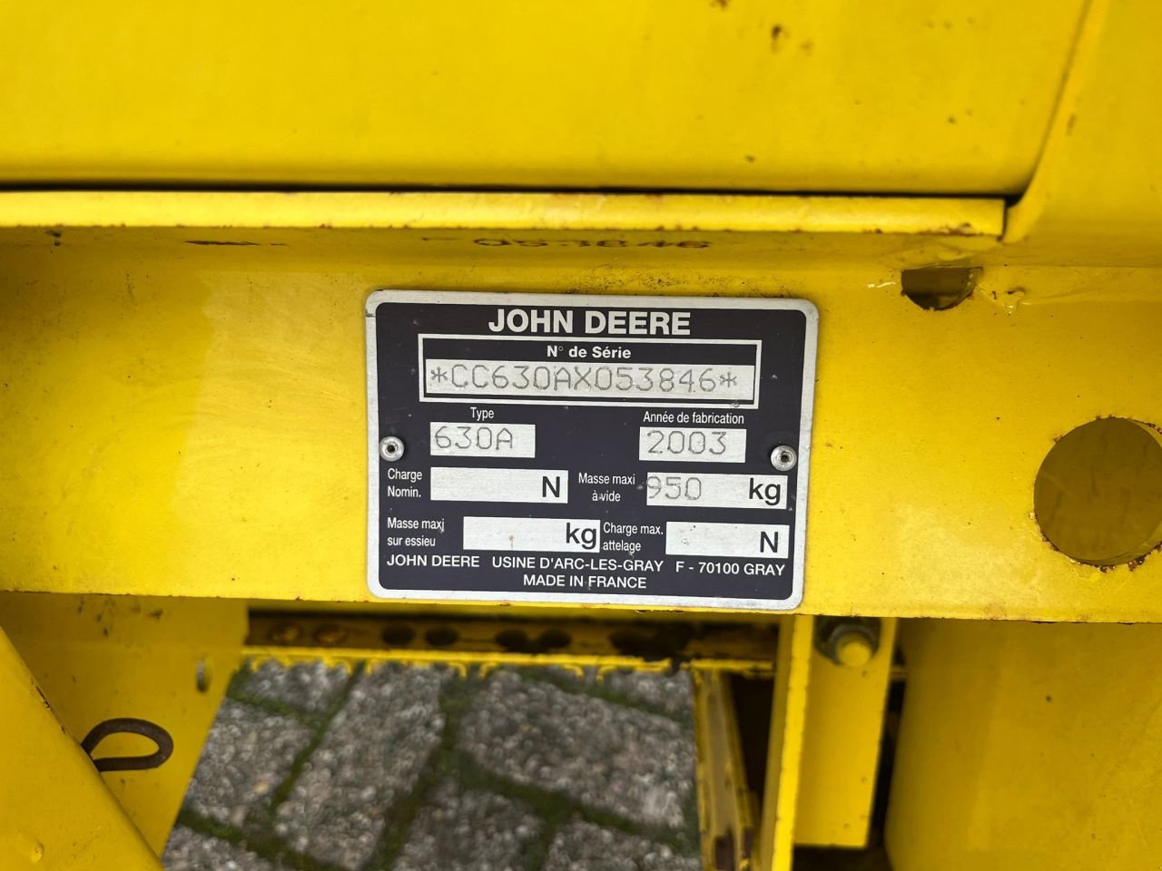 Feldhäcksler Pick-up des Typs John Deere 630A, Gebrauchtmaschine in Baarle-Nassau (Bild 3)