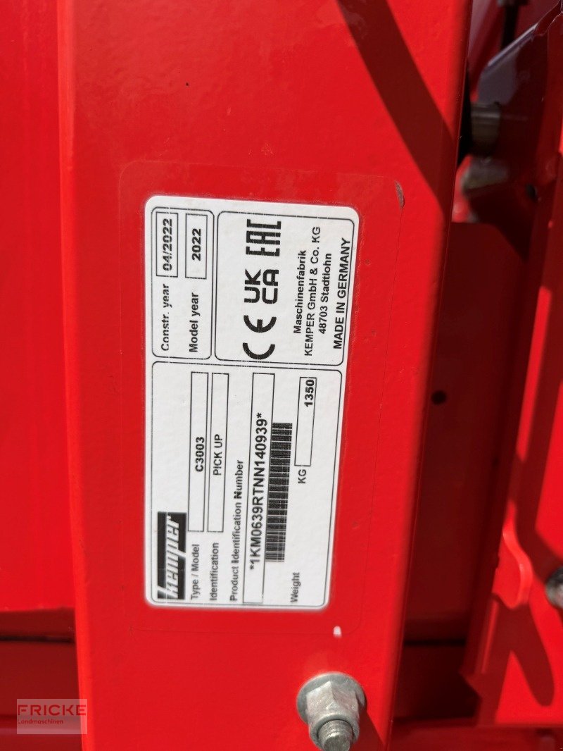 Feldhäcksler Pick-up του τύπου Kemper C 3003, Gebrauchtmaschine σε Bockel - Gyhum (Φωτογραφία 5)