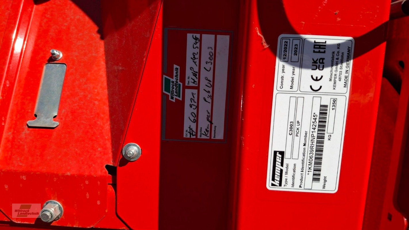 Feldhäcksler Pick-up типа Kemper C3003, Neumaschine в Rhede / Brual (Фотография 9)