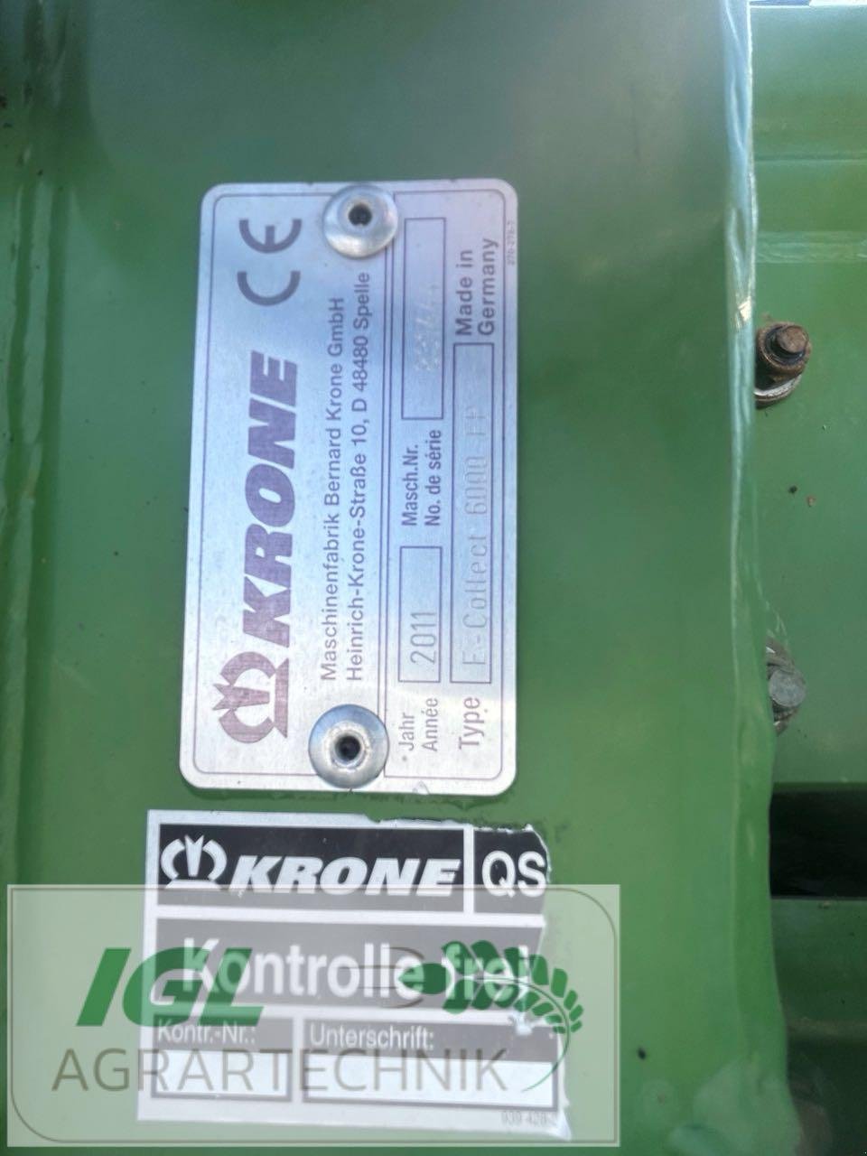 Feldhäcksler Pick-up a típus Krone EasyCollect 6000 FP, Gebrauchtmaschine ekkor: Nabburg (Kép 11)