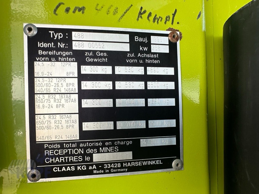 Feldhäcksler tip CLAAS Jaguar 840, Gebrauchtmaschine in Schutterzell (Poză 31)