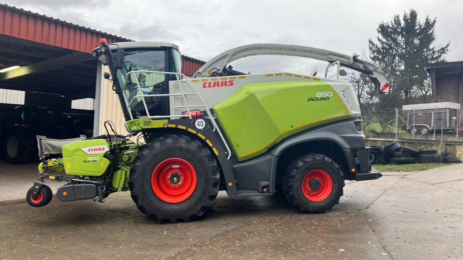 Feldhäcksler van het type CLAAS Jaguar 850 A, Gebrauchtmaschine in Heilsbronn (Foto 1)