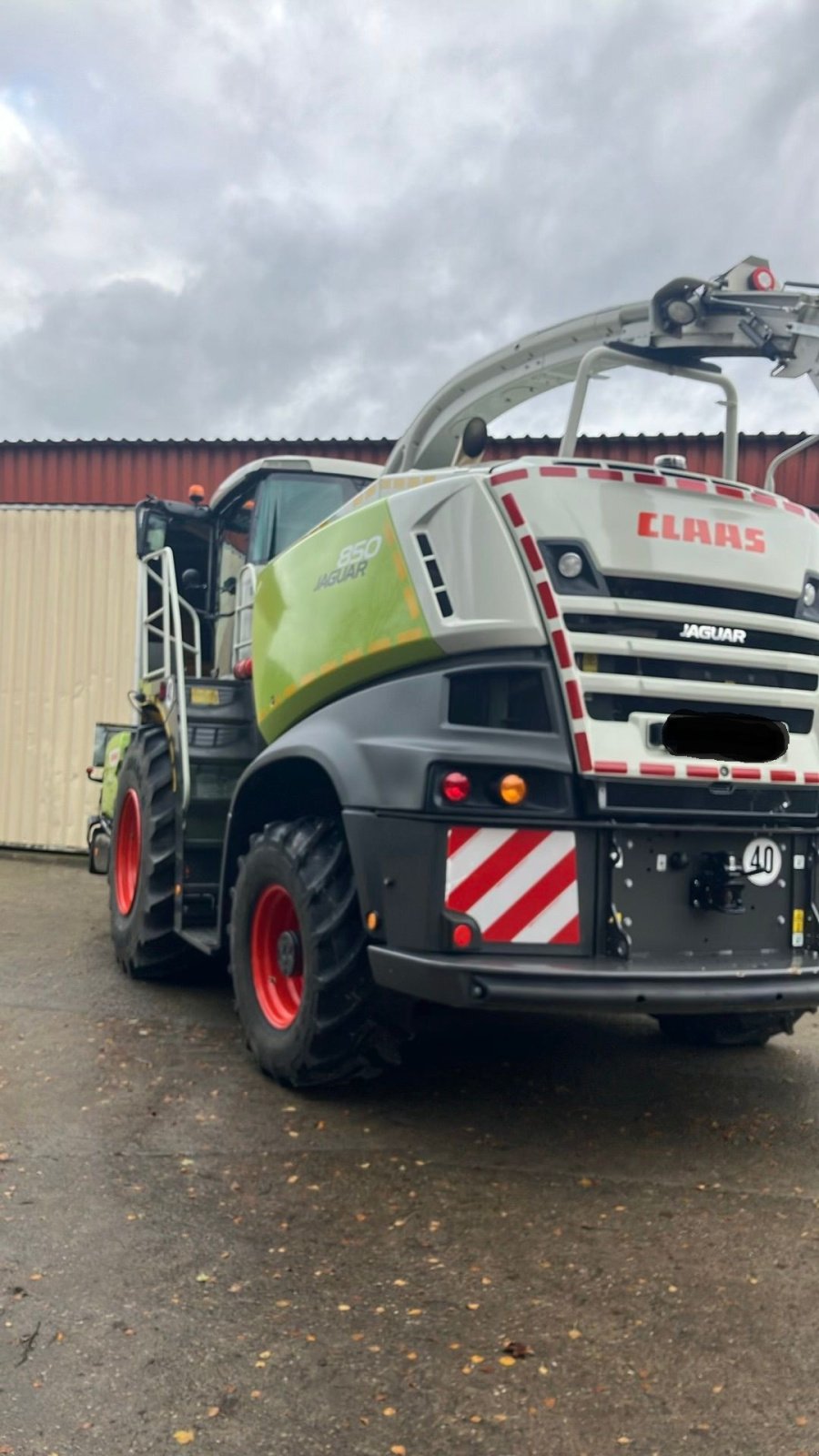 Feldhäcksler van het type CLAAS Jaguar 850 A, Gebrauchtmaschine in Heilsbronn (Foto 2)