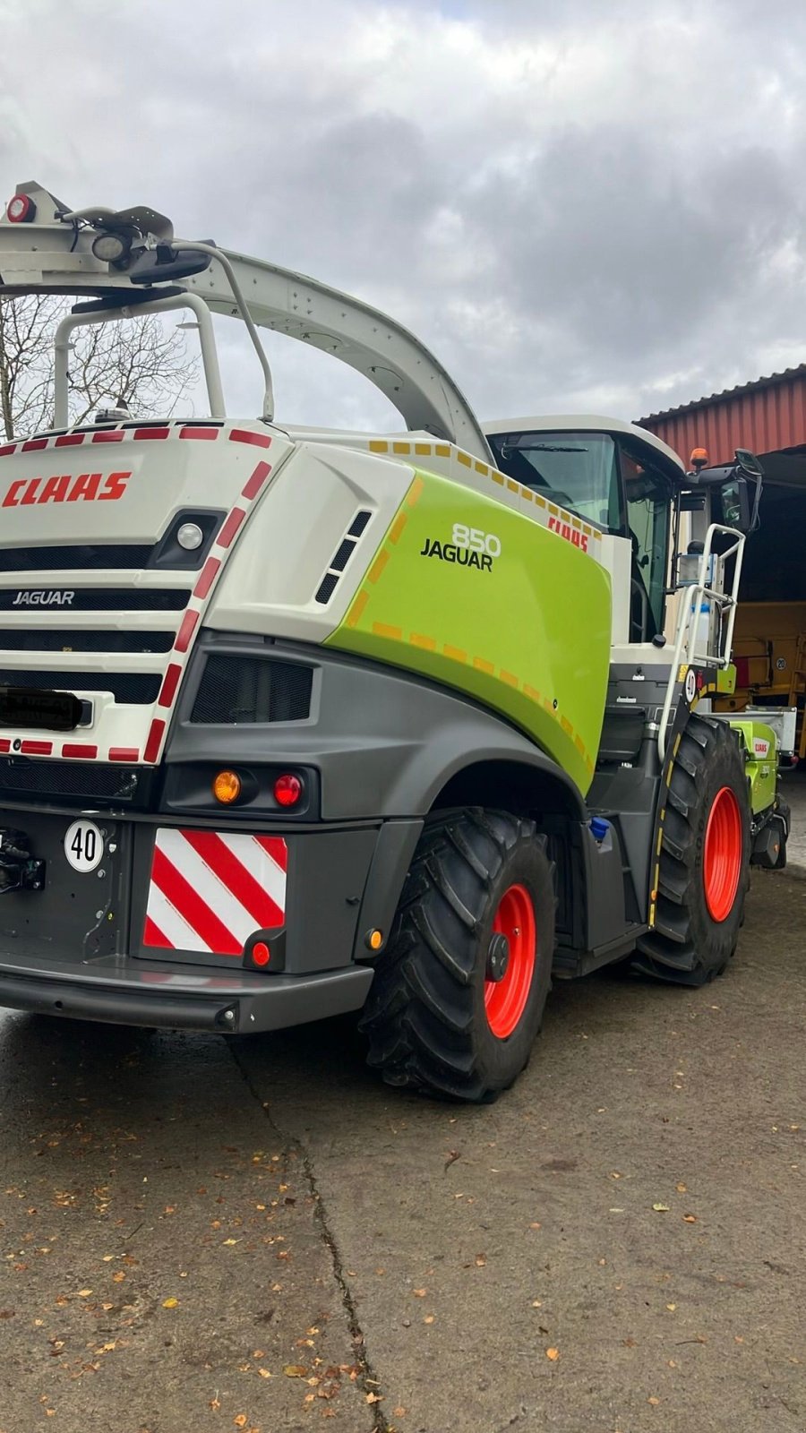 Feldhäcksler van het type CLAAS Jaguar 850 A, Gebrauchtmaschine in Heilsbronn (Foto 3)