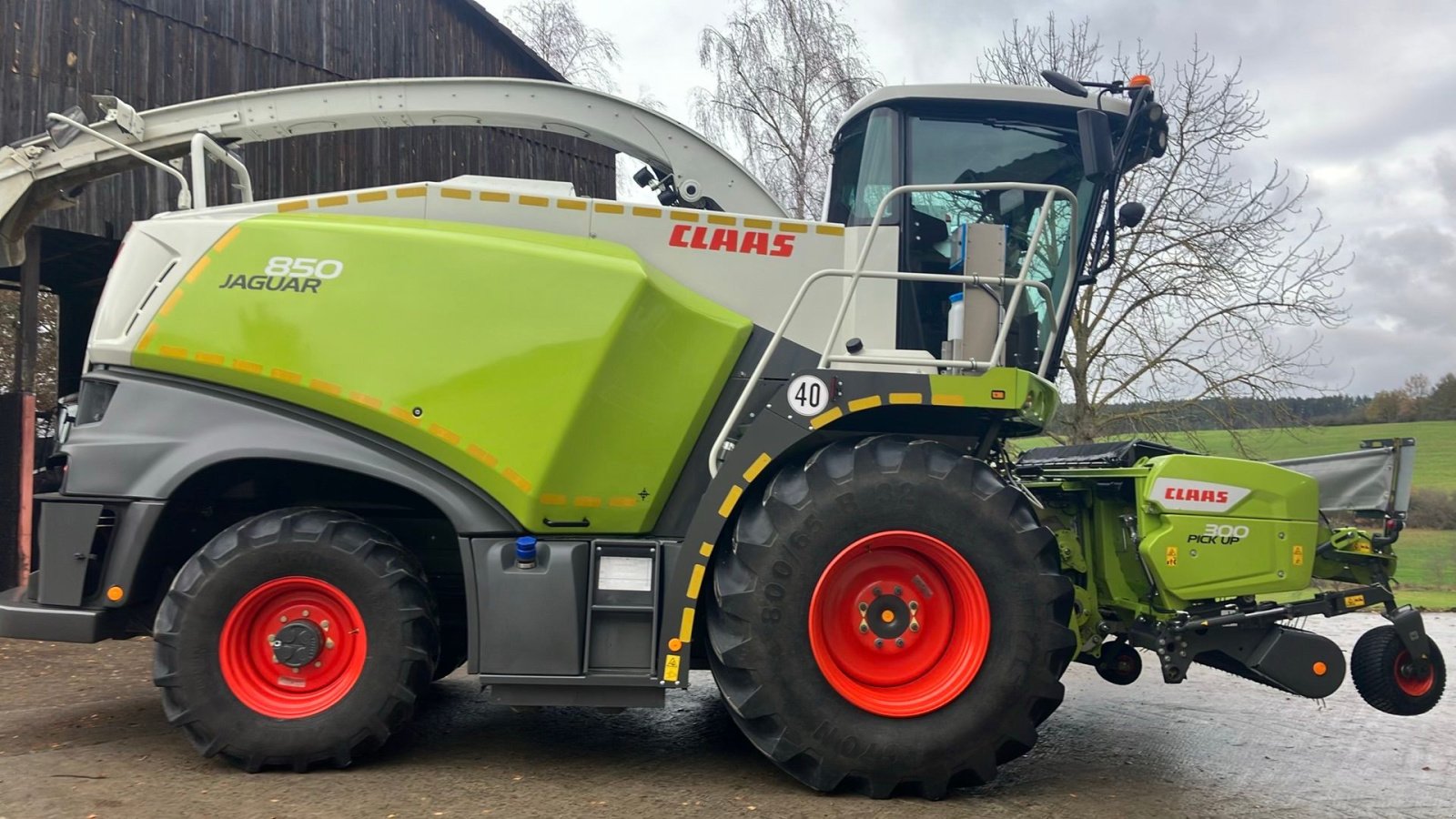 Feldhäcksler van het type CLAAS Jaguar 850 A, Gebrauchtmaschine in Heilsbronn (Foto 4)