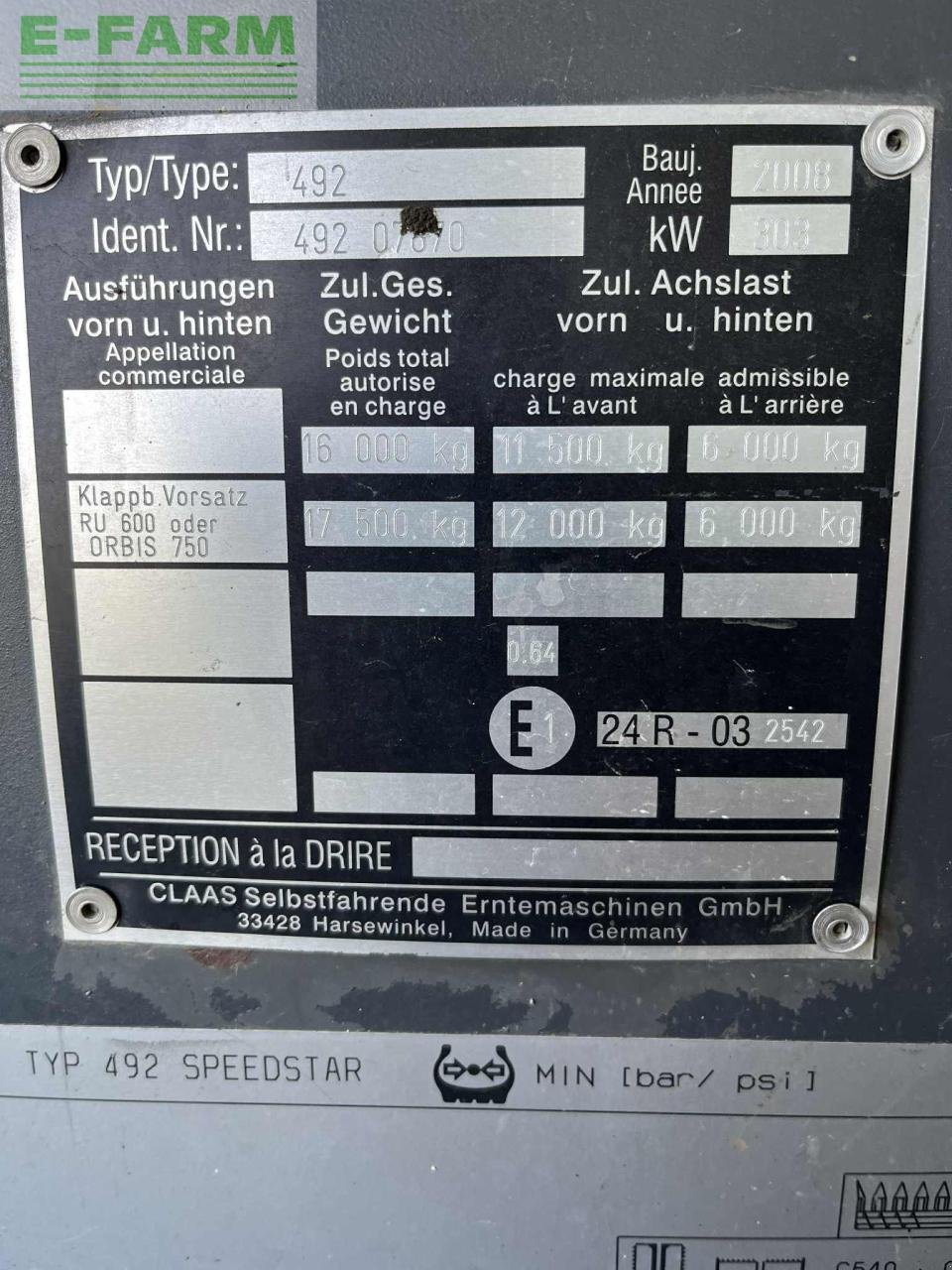 Feldhäcksler tip CLAAS Jaguar 850 Speedstar, Gebrauchtmaschine in Hamburg (Poză 5)