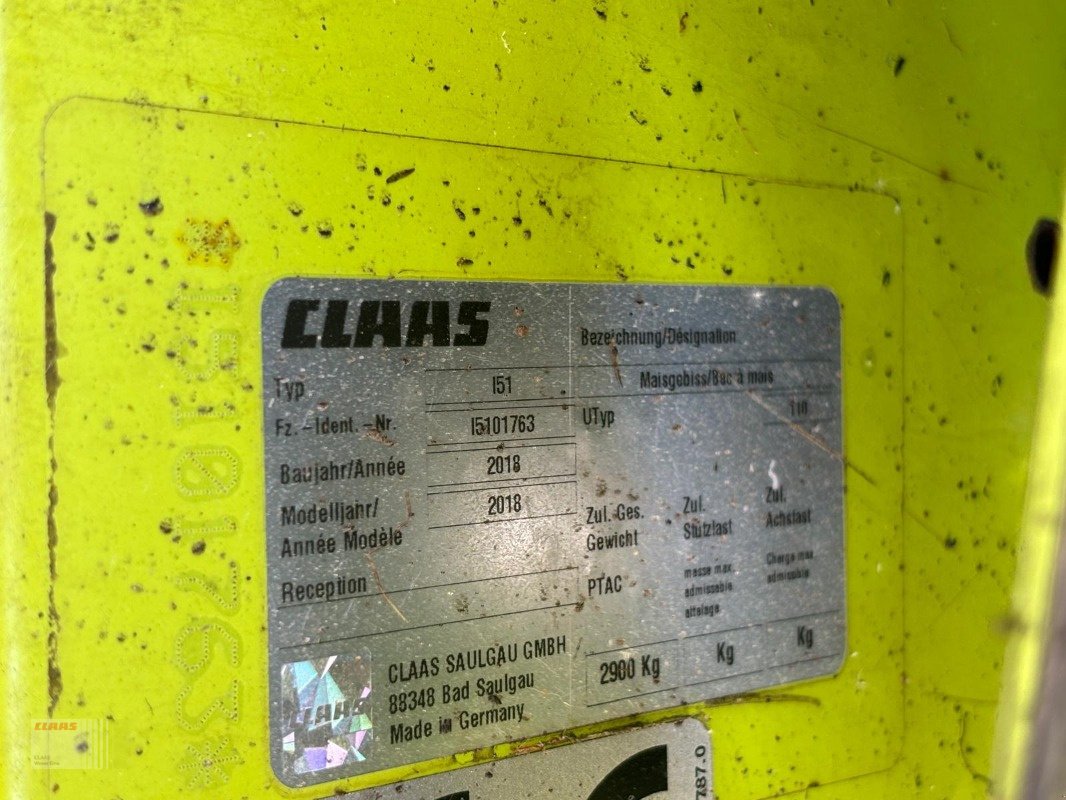 Feldhäcksler des Typs CLAAS JAGUAR 870 (496), ORBIS 600 SD, PU 300 PROFI CONTO, Gebrauchtmaschine in Westerstede (Bild 27)