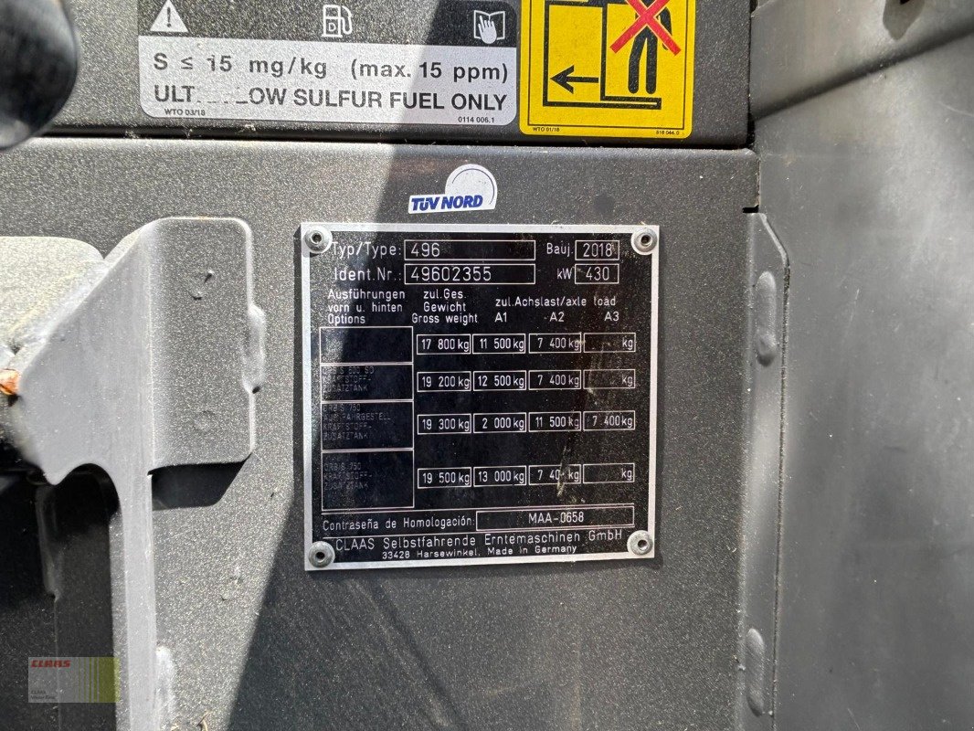Feldhäcksler des Typs CLAAS JAGUAR 870 (496), ORBIS 600 SD, PU 300 PROFI CONTO, Gebrauchtmaschine in Westerstede (Bild 30)