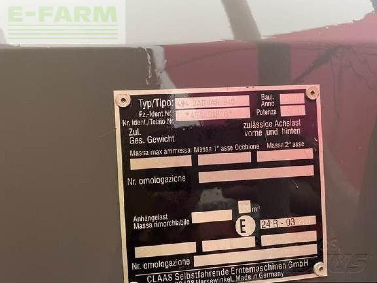 Feldhäcksler tip CLAAS jaguar 940, Gebrauchtmaschine in ORZIVECCHI (Poză 5)