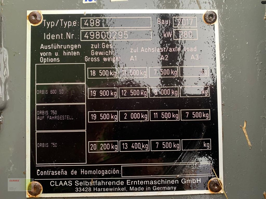 Feldhäcksler des Typs CLAAS JAGUAR 940, Gebrauchtmaschine in Bordesholm (Bild 2)