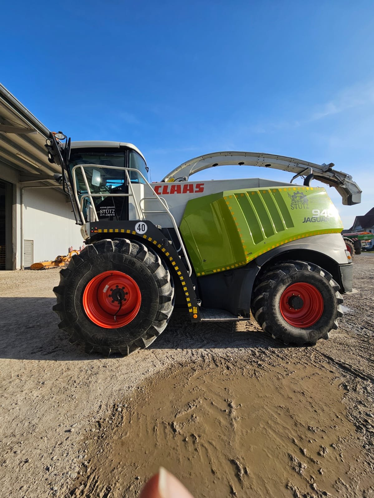 Feldhäcksler des Typs CLAAS Jaguar 940, Gebrauchtmaschine in Schlüsselfeld (Bild 13)