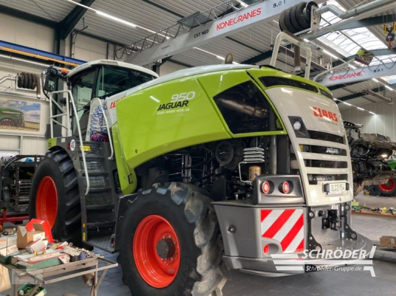Feldhäcksler du type CLAAS JAGUAR 950 E5 + ORBIS 750 + PICK UP 300, Gebrauchtmaschine en Wildeshausen (Photo 8)