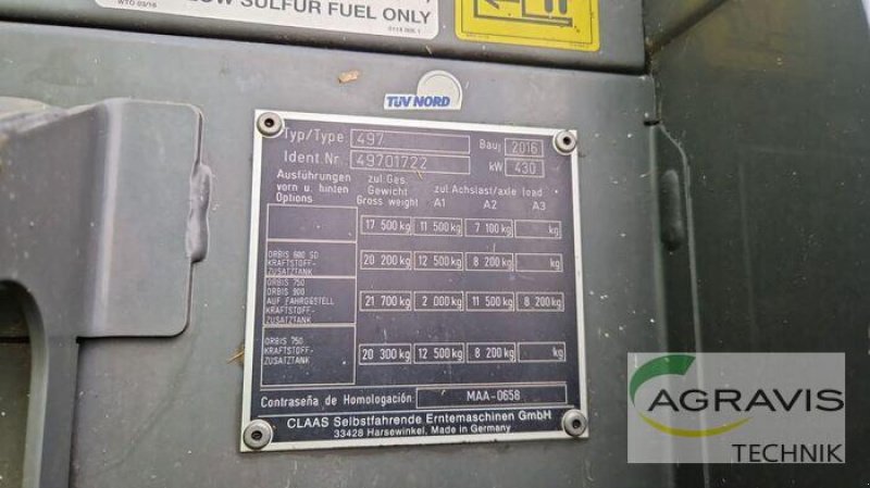 Feldhäcksler del tipo CLAAS JAGUAR 950, Gebrauchtmaschine en Melle-Wellingholzhausen (Imagen 9)