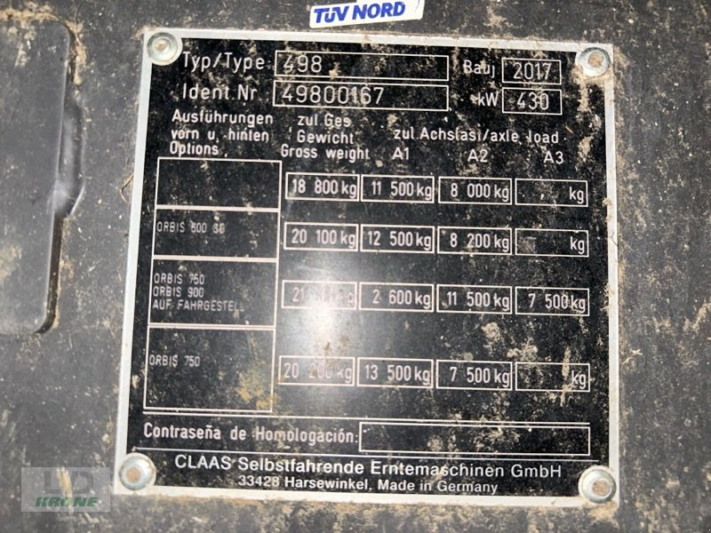 Feldhäcksler typu CLAAS Jaguar 950, Gebrauchtmaschine v Groß Munzel (Obrázek 3)