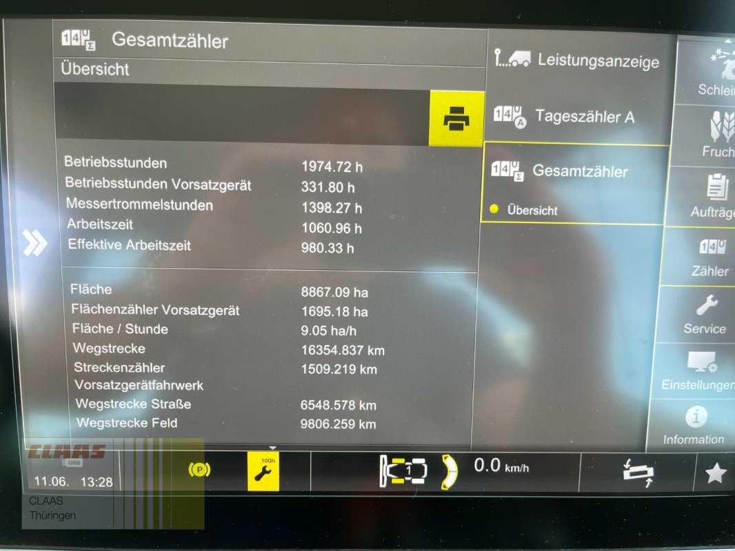 Feldhäcksler des Typs CLAAS Jaguar 970, Gebrauchtmaschine in Vachdorf (Bild 7)