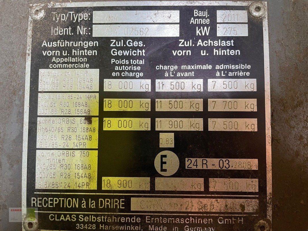 Feldhäcksler tip CLAAS JAGUAR 970, Gebrauchtmaschine in Bordesholm (Poză 3)