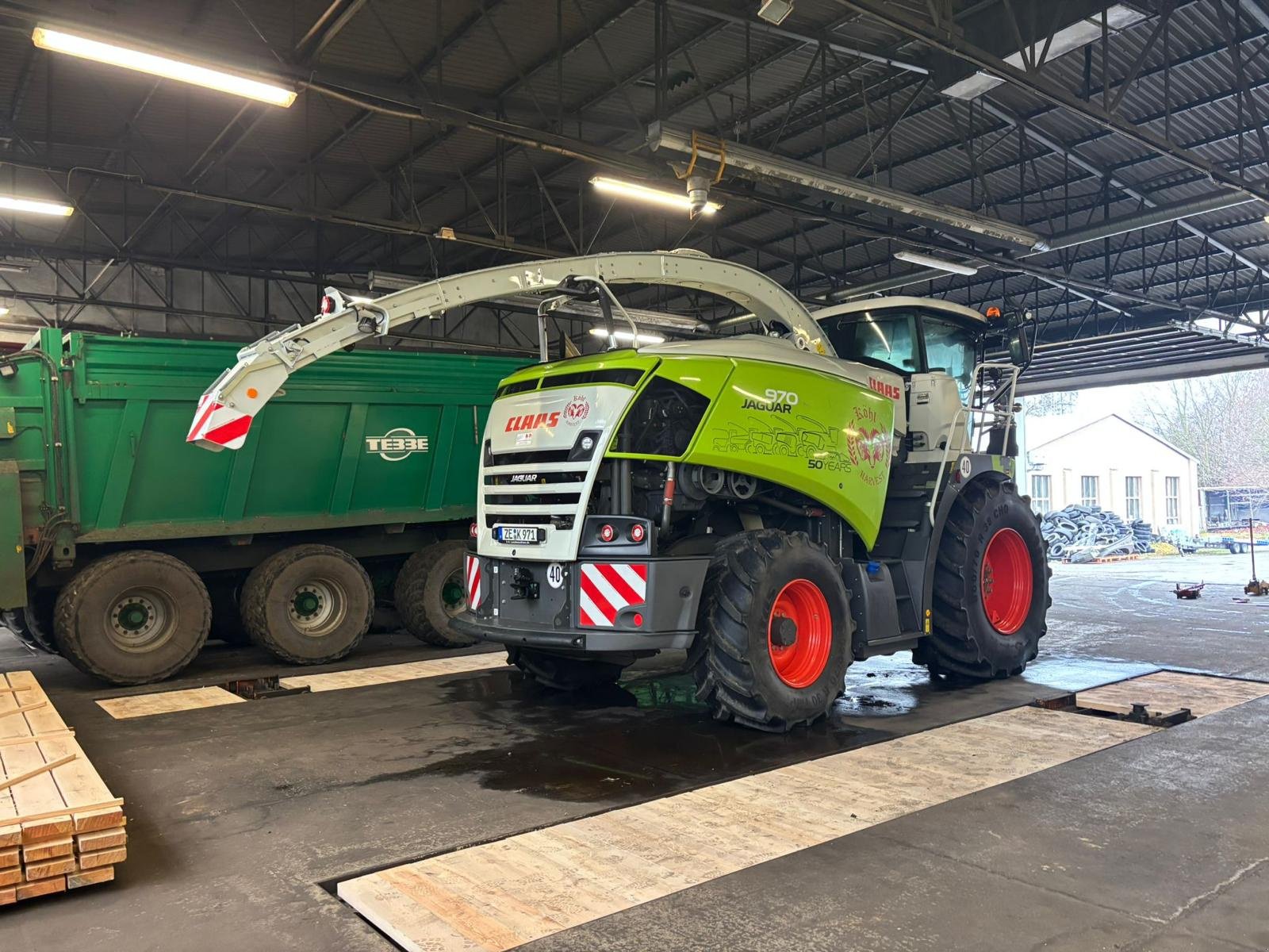 Feldhäcksler des Typs CLAAS Jaguar 970, Gebrauchtmaschine in Deining (Bild 4)