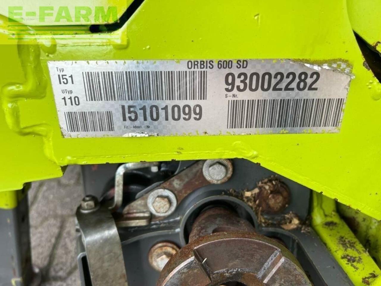 Feldhäcksler van het type CLAAS orbis 600 sd, Gebrauchtmaschine in ag BROEKLAND (Foto 15)