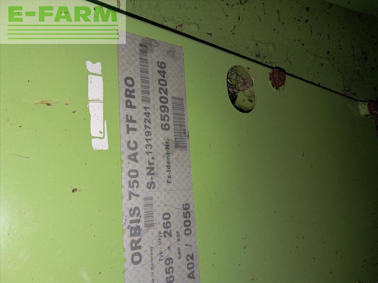 Feldhäcksler des Typs CLAAS ORBIS 750 MAIZE HEAD, Gebrauchtmaschine in CARLISLE (Bild 2)