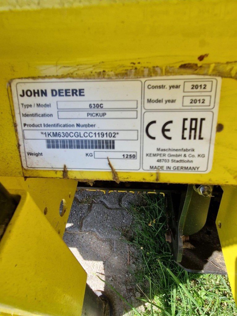 Feldhäcksler van het type John Deere 630C, Gebrauchtmaschine in Ersingen (Foto 5)