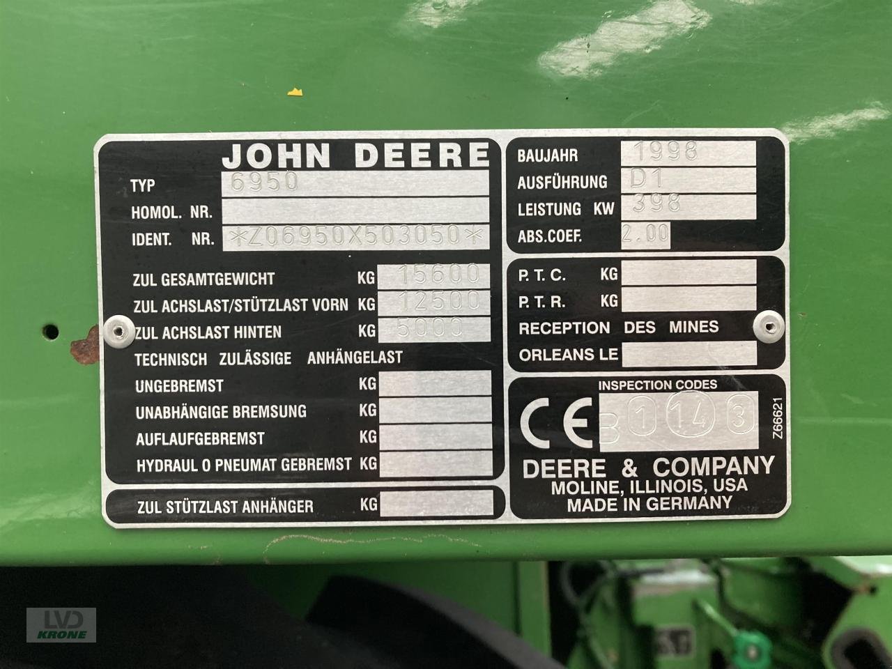 Feldhäcksler типа John Deere 6950, Gebrauchtmaschine в Spelle (Фотография 5)