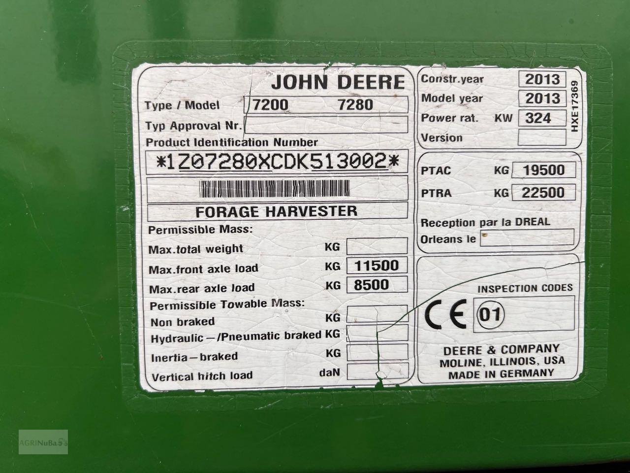 Feldhäcksler des Typs John Deere 7280, Gebrauchtmaschine in Prenzlau (Bild 16)