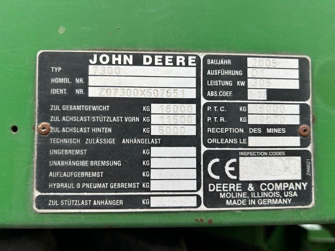 Feldhäcksler des Typs John Deere 7300, Gebrauchtmaschine in Mrągowo (Bild 17)