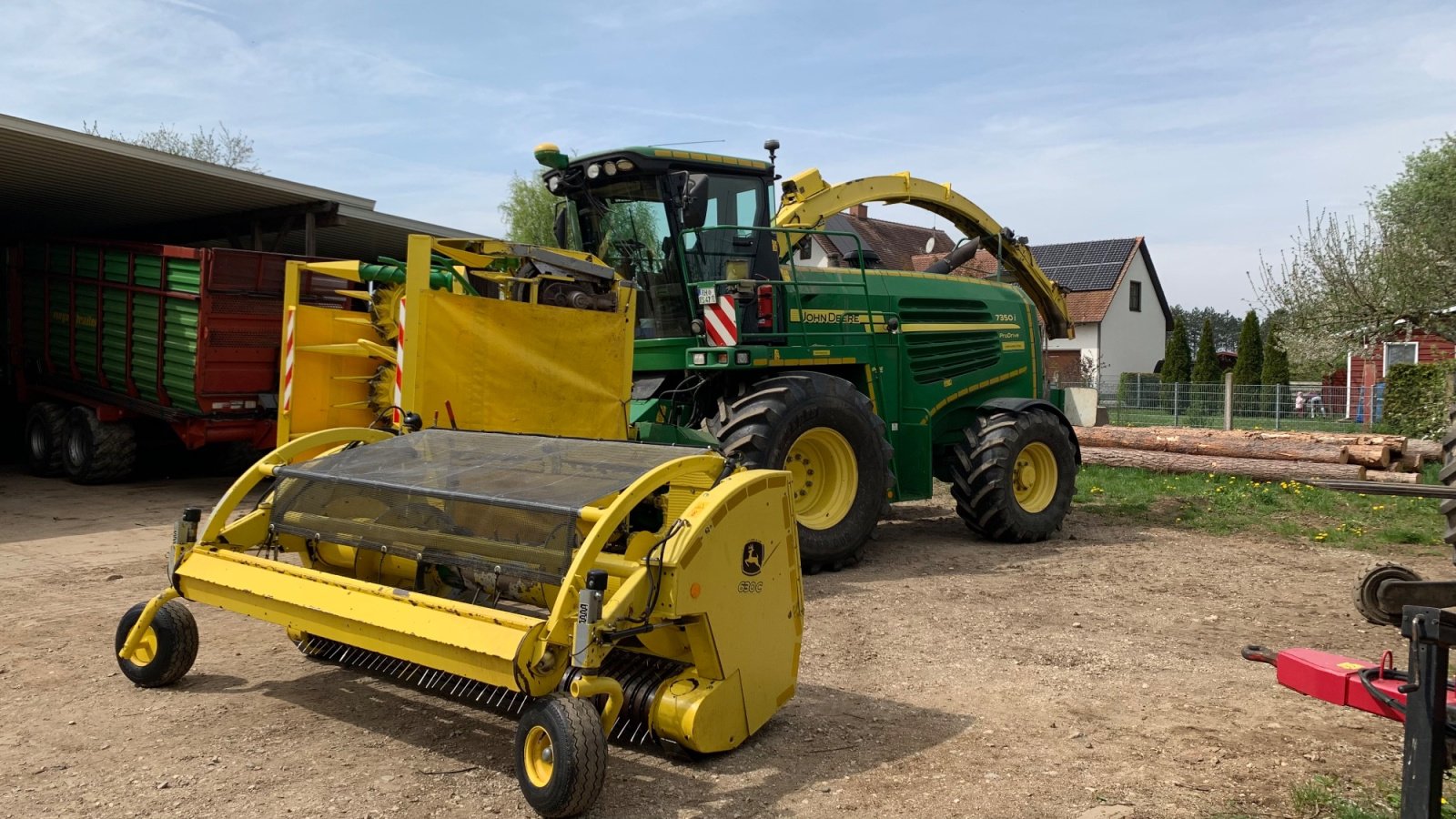 Feldhäcksler tip John Deere 7350i, Gebrauchtmaschine in Thalmässing (Poză 23)