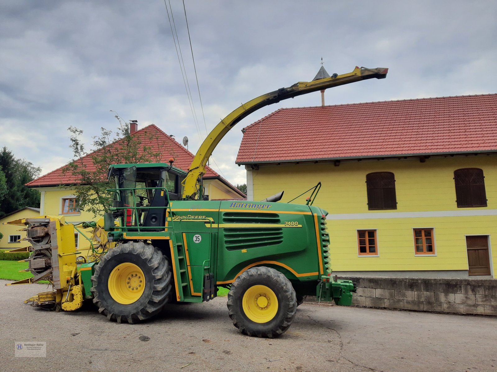 Feldhäcksler des Typs John Deere 7400 Allrad, Gebrauchtmaschine in Aistersheim (Bild 4)