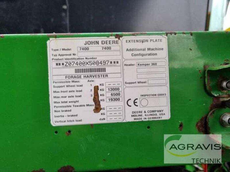 Feldhäcksler typu John Deere 7400, Gebrauchtmaschine v Lage (Obrázek 27)