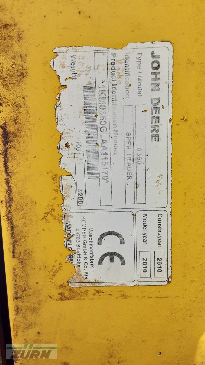 Feldhäcksler des Typs John Deere 7450, Gebrauchtmaschine in Windsbach (Bild 14)