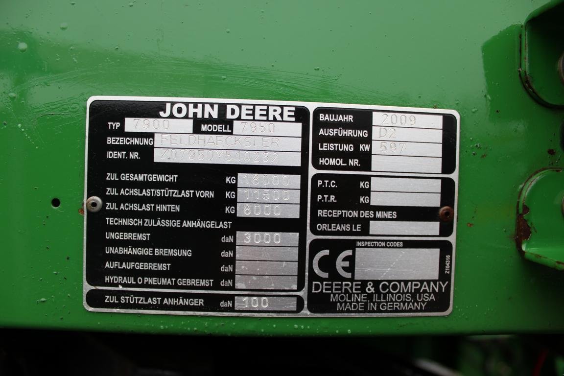Feldhäcksler du type John Deere 7950i ProDrive Nr.: 262, Gebrauchtmaschine en Regensburg (Photo 2)