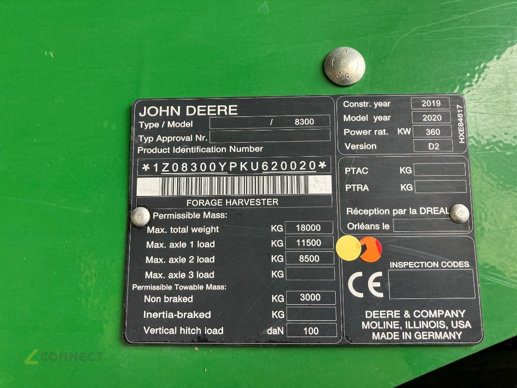 Feldhäcksler del tipo John Deere 8300i mit Kemper 360pro und John Deere 639 PickUp, Gebrauchtmaschine In Jahnatal (Immagine 7)