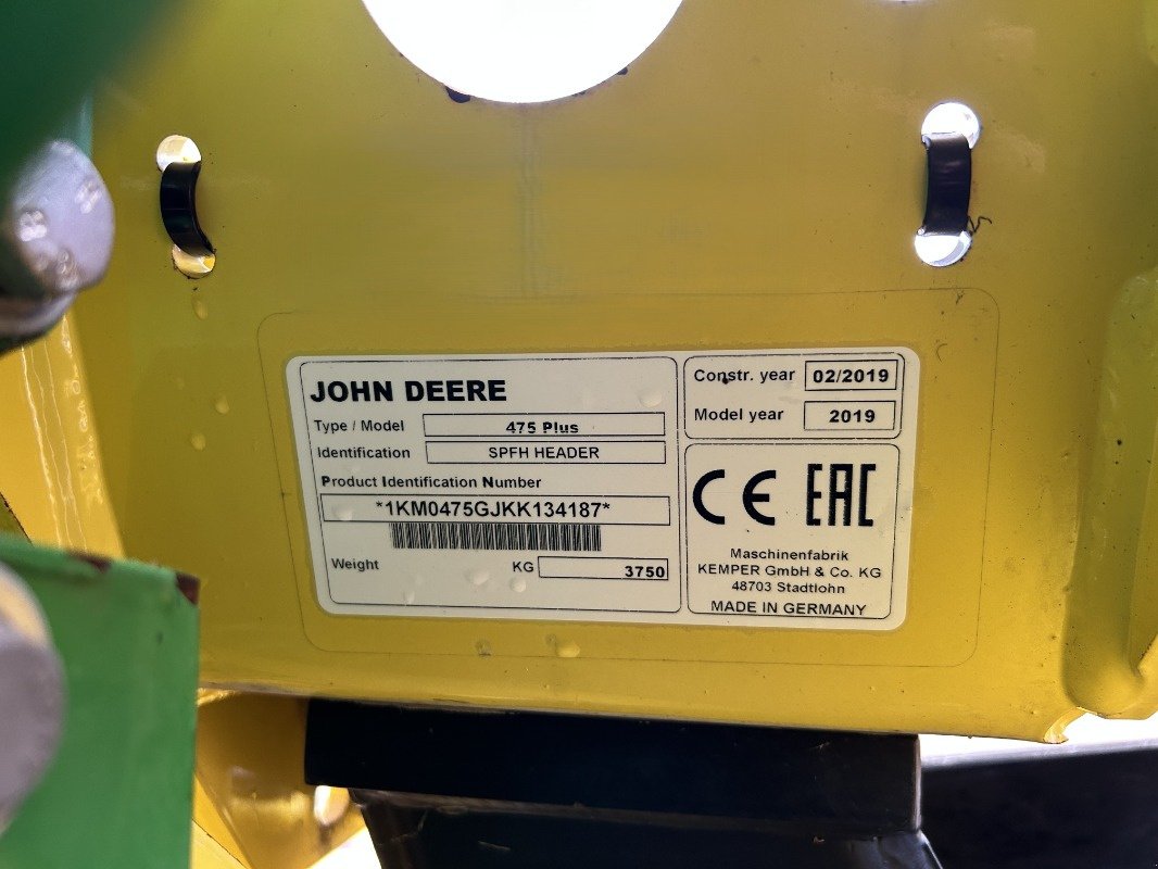 Feldhäcksler typu John Deere 8400 mit Kemper 475 Plus, Gebrauchtmaschine v Sittensen (Obrázek 23)
